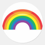 Klassischer Regenbogen Sticker