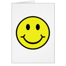 Klassischer smiley karten