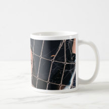 Klassischer weißer Becher - Spiderweb Tee Tasse