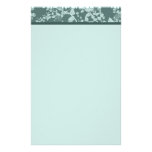Klassisches mit Blumengrünbuch-Briefpapier Druckpapiere