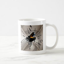 Klavier-Anmerkungen und Personal Kaffeehaferl