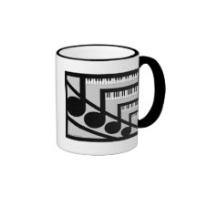 Klavier-Musik-Becher Teetassen
