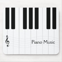 Klavier-Musik Mousepad