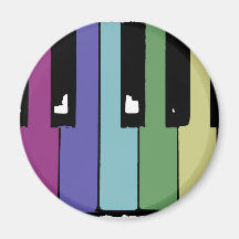 Klavier-Schlüssel Magnets