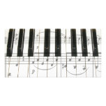 Klavier-Tastatur und Musiknoten Photogrußkarten