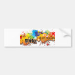 Klebrig Autosticker