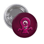 Klecks-Monster-Knopf Anstecknadel