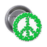 Kleeblatt-Friedenszeichen-Produkte Anstecknadelbutton