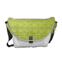 Kleeblatt-karierte Muster-Rickshaw-Bote-Tasche Kurier Tasche