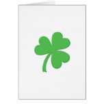 Kleeblatt St. Patty Tages Karten