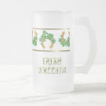 Kleeblätter und Goldirische Hochzeit Kaffee Tassen