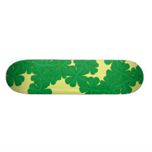 Kleeblätter vierblättrig Glücksbringer Personalisierte Skatedecks