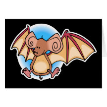 Kleine Braune Fledermaus Karte