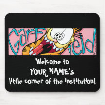 Kleine Ecke Mousepad Garfields Logobox