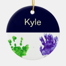 Kleine Handpersonalisierte Baby-Verzierung Weihnachtsbaum Ornamente