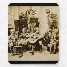 Kleine Jungen-Orchester - Vintages Stereoview Mauspads