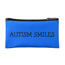 Kleine kosmetische Tasche (Autismus-Lächeln)