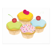 Kleine Kuchen Postkarte