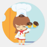 Kleine Kuchen Runde Sticker