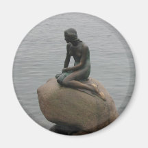 Kleine Meerjungfrau Kopenhagen Kühlschrankmagnet
