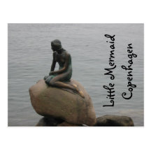 Kleine Meerjungfrau Kopenhagen Postkarten