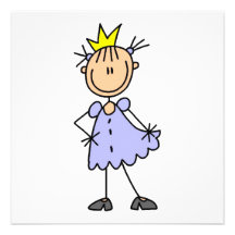 Kleine Prinzessin With Crown Ankündigung