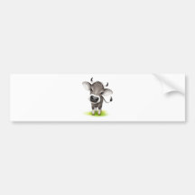 Kleine Schweizer Kuh Auto Sticker