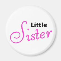 Kleine Schwester Kühlschrankmagnet