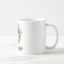 Kleiner Affe, der geht, ein großer Bruder zu sein Teetasse