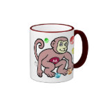 Kleiner Affe-Initialen-Becher Teetassen