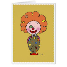 Kleiner Clown Grußkarten