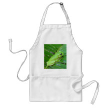 Kleiner grüner Frosch Schürze