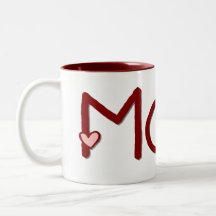 Kleiner Herz-Mamma-Becher Tee Haferl