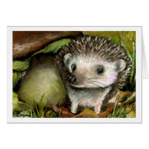 Kleiner Igel Grußkarte