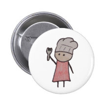 Kleiner Kochsknopf Buttons