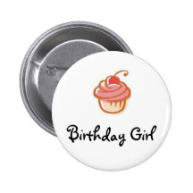 kleiner Kuchen, Geburtstags-Mädchen - besonders an Button