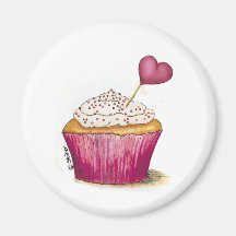 Kleiner Kuchen - süßester Tag Magnete