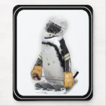 Kleiner Pinguin-tragender Hockey-Gang Mauspads