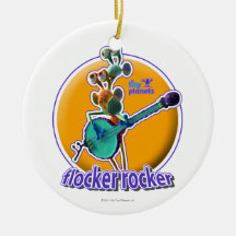 Kleiner Planeten Flocker Rocker Weihnachtsbaum Ornament
