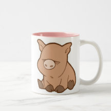 Kleiner Schwein-Becher Kaffee Tasse