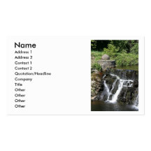 kleiner warter Fall, Name, Visitenkarten Vorlagen
