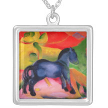 Kleines blaues Horse, 1912 Selbst Gestaltete Halskette