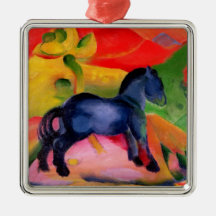 Kleines blaues Horse, 1912 Ornamente