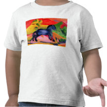 Kleines blaues Horse, 1912 Shirts