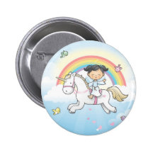 Kleines Einhorn Anstecknadelbutton