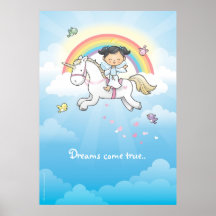 Kleines Einhorn Plakatdrucke