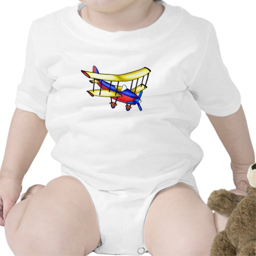 Kleines Flugzeug Strampelanzug