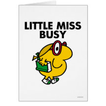 Kleines Fräulein Busy Classic Grußkarten