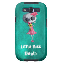 Kleines Fräulein Death mit Halloween-Eiscreme Schutzhülle Fürs Samsung Galaxy S3