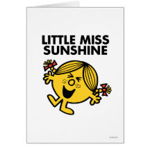 Kleines Fräulein Sunshine Classic 2 Grußkarte